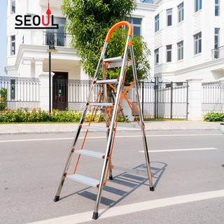 Thang nhôm ghế cao cấp 6 bậc PRO CAMAC Hàn Quốc. Kiểm tra hàng trước khi nhận sản phẩm. Bảo hành 24 tháng tại hãng