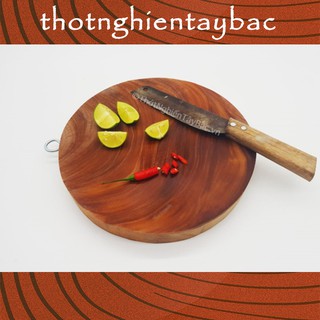 Thớt nghiến Tây Bắc cao cấp 💥 29 x 3 cm 💥 Thớt gỗ nghiến dụng cụ nhà bếp