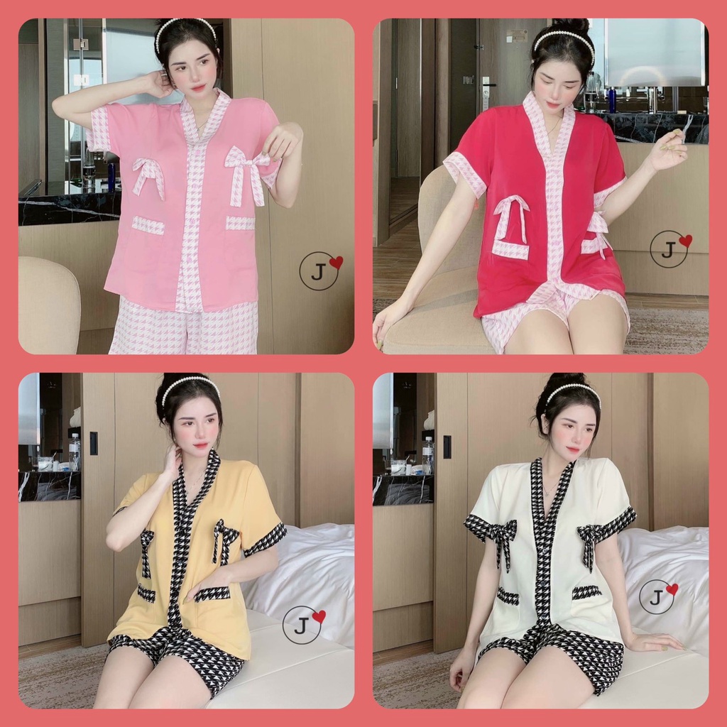 Đồ ngủ tiêu thư ,dể thương , siêu cute , mặc nhà xinh, fom 40kg 60kg