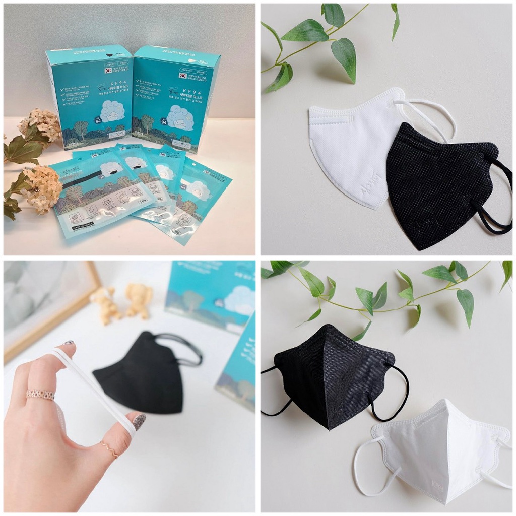 Khẩu trang 3M kháng khuẩn và chống bụi mịn KF94 Hàn Quốc thương hiệu Singramy