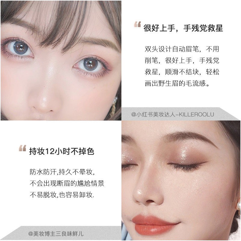 (hàng Mới Về) Bút Kẻ Lông Mày Hai Đầu Tự Động Chống Thấm Nước Và Mồ Hôi Cho Người Mới Bắt Đầu | BigBuy360 - bigbuy360.vn