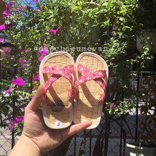 Dép chiếu trẻ em handmade