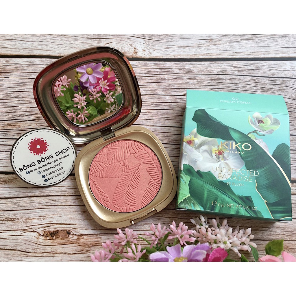 (Hàng Pháp) Phấn má hồng KIKO Unexpected Paradise 3D Blush