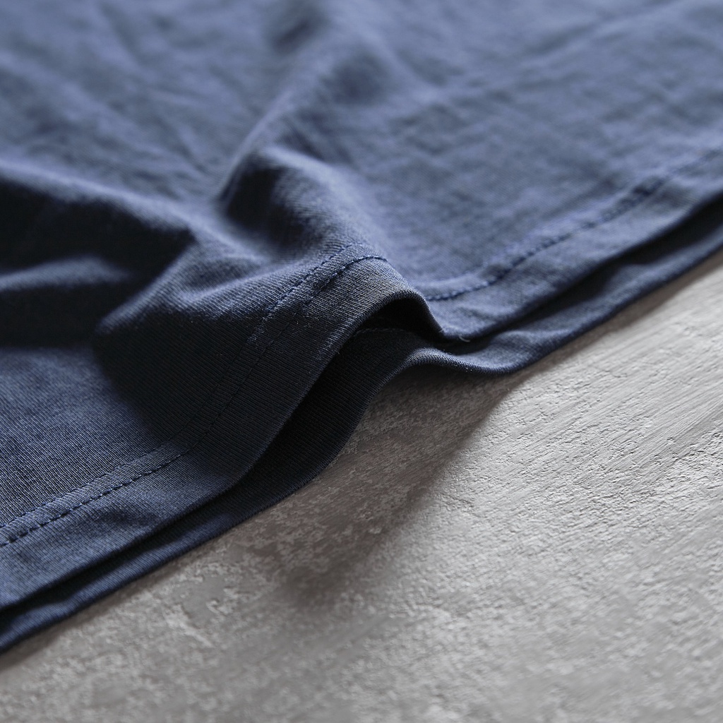 Áo thun basic - Xanh Navy
