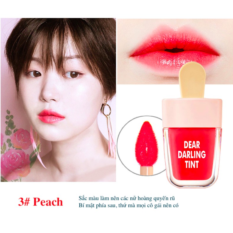 Son môi dạng lỏng 6 màu thiết kế kiểu cây kem đáng yêu NOVO | BigBuy360 - bigbuy360.vn