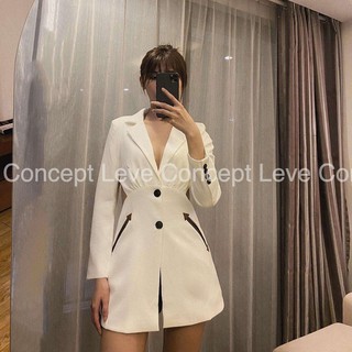 Leve Concept - Váy dáng blazer hở eo Jezebel