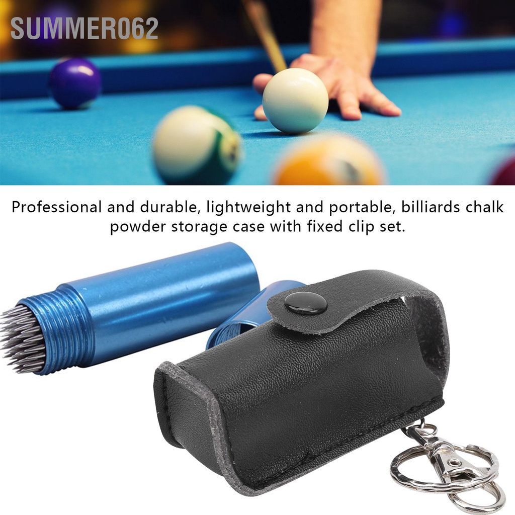 [Hàng Sẵn] Bida Cue Túi kim Phụ kiện Sửa chữa lưu trữ Hồ bơi Cues Kim Sander Case 【Summer062】