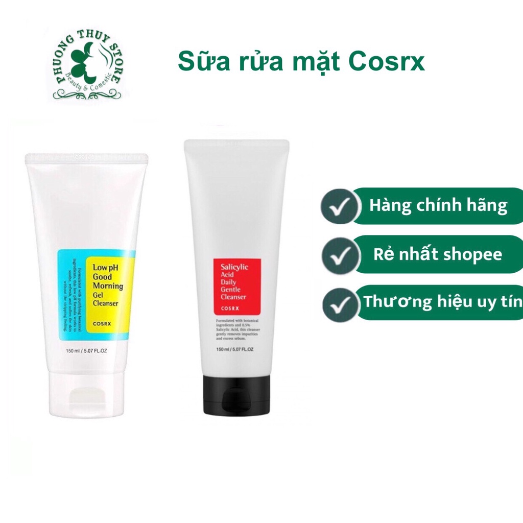 Sữa Rửa Mặt Cosrx Low PH Good Morning Gel Cleanser 150ml