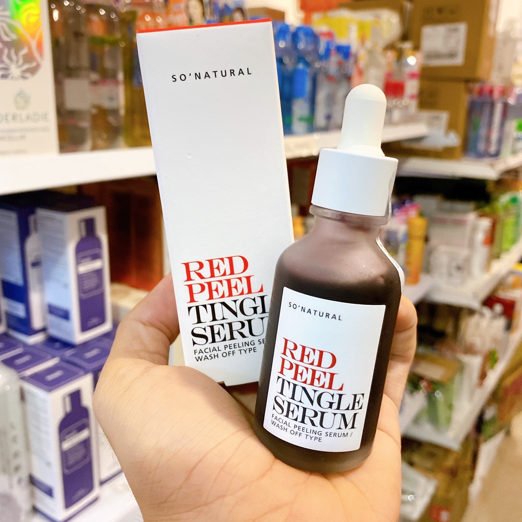 ( HOT ) SERUM TÁI TẠO DA RED PEEL TINGLE SERUM SO NATURAL