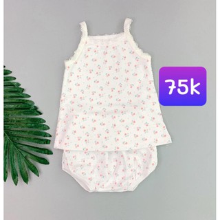 [ẢNH THẬT] Bộ cotton cho bé|Bộ thun 2 dây