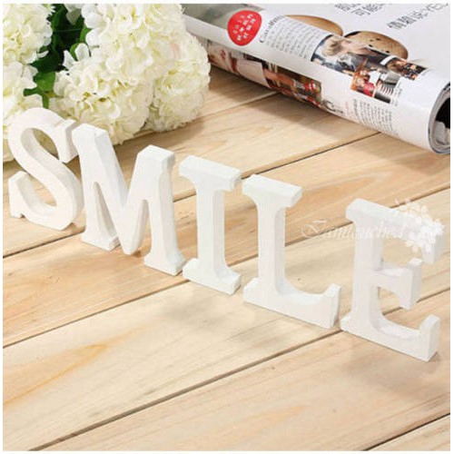 Set 26 chữ cái đặt sàn bằng gỗ trang trí đám cưới sinh nhật bữa tiệc tại nhà cửa hàng