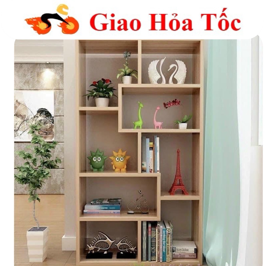 (GIAO HỎA TỐC) Kệ sách gỗ chữ U  kệ gỗ trang trí  giá sách đa năng lắp ráp 1m4 x 70 x 20cm