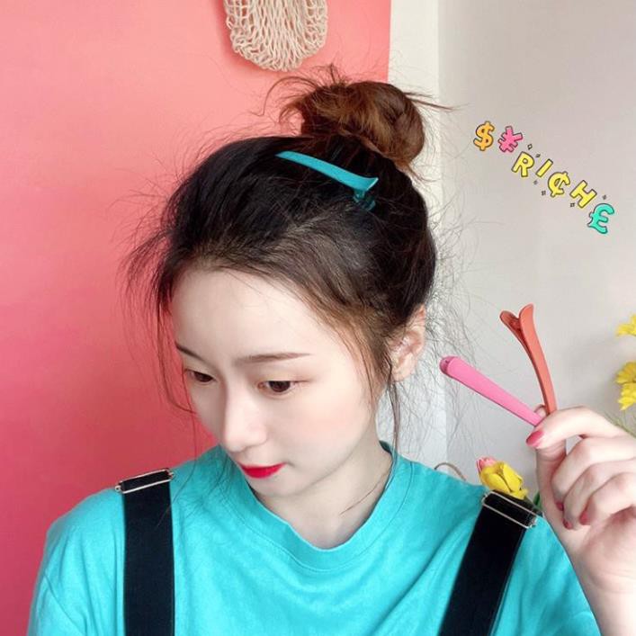 Kẹp tóc rửa mặt màu thạch thời trang Hàn Quốc xinh xắn C58