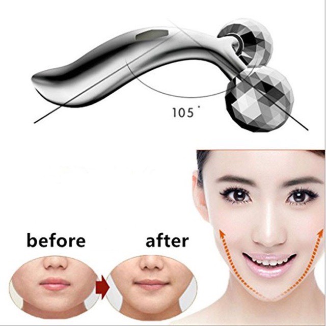 Lăn mặt Massage 3D nâng cơ mặt tạo cằm vline