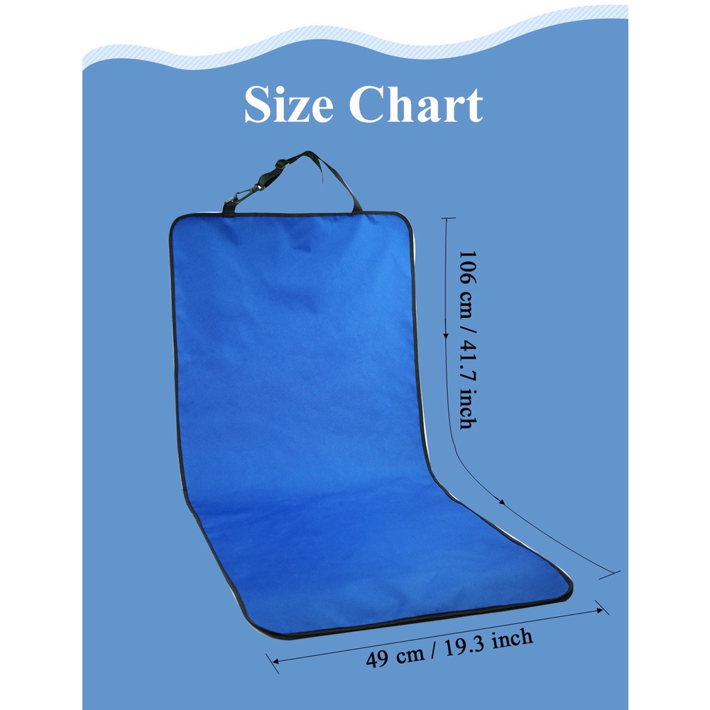 [Hàng Mới] Đệm Lót Ghế Ngồi Xe Hơi Chống Bụi Cho Thú Cưng