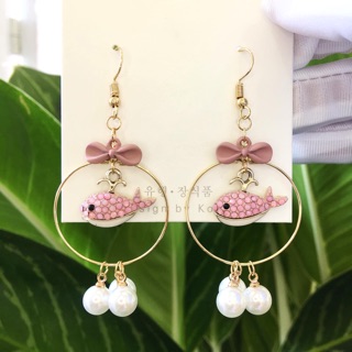 Bông tai Cá múp xinh xắn