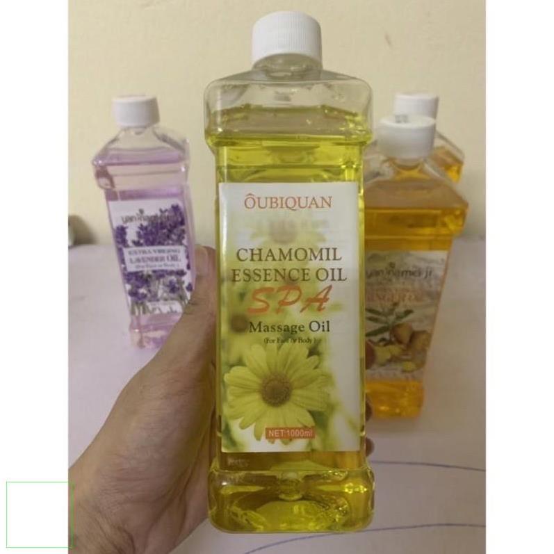 Dầu massage body toàn thân làm ấm cơ thể gừng hoa hồng hoa cúc lavender oliu thơm dịu