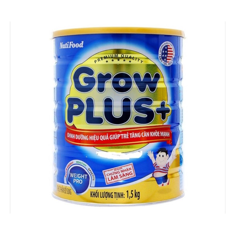 growplus xanh 1,5kg dành cho bé từ 1 tuổi