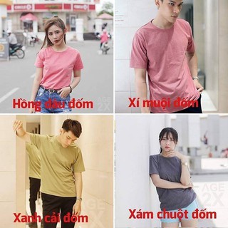 [Giá Sập Sàn]ÁO THUN TRƠN NHIỀU MÀU AGE2X (Kèm ảnh thật)[ảnh thật]