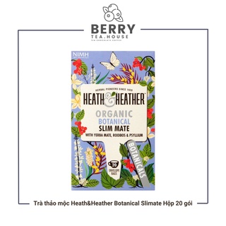 Trà thảo mộc hỗ trợ giảm cân Heath&Heather Botanical Slim Mate hộp 20 gói