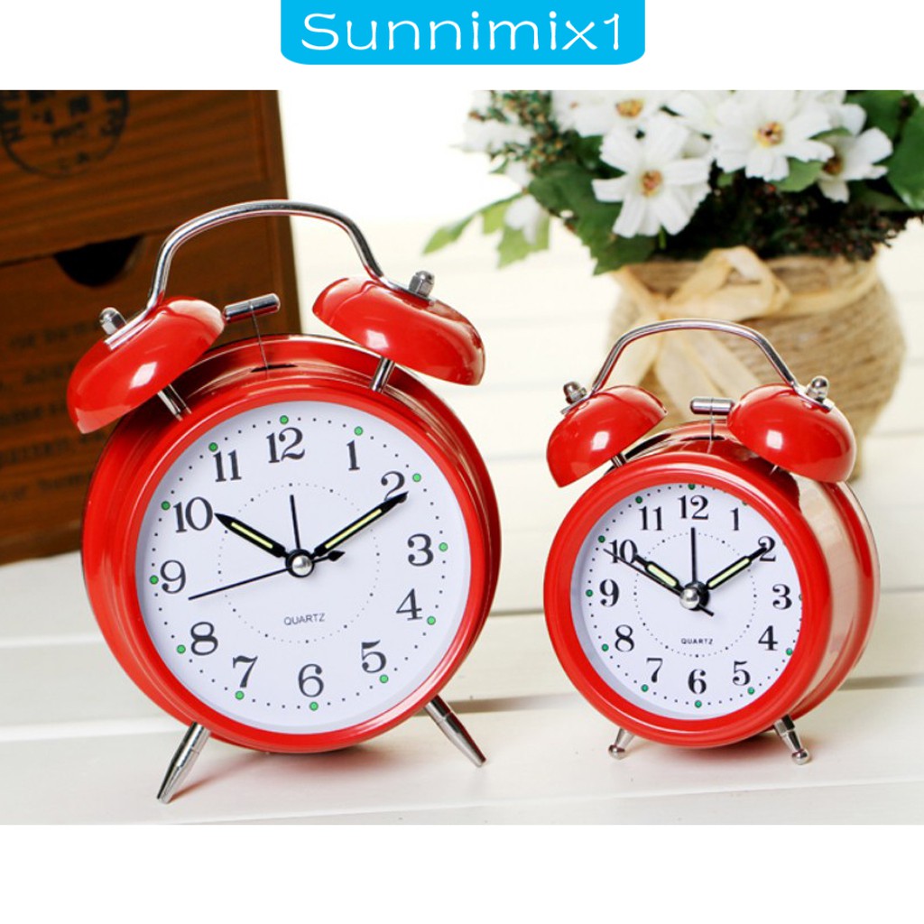 Đồng Hồ Báo Thức Có Chuông Hiển Thị Giờ Sunnimix1 12h