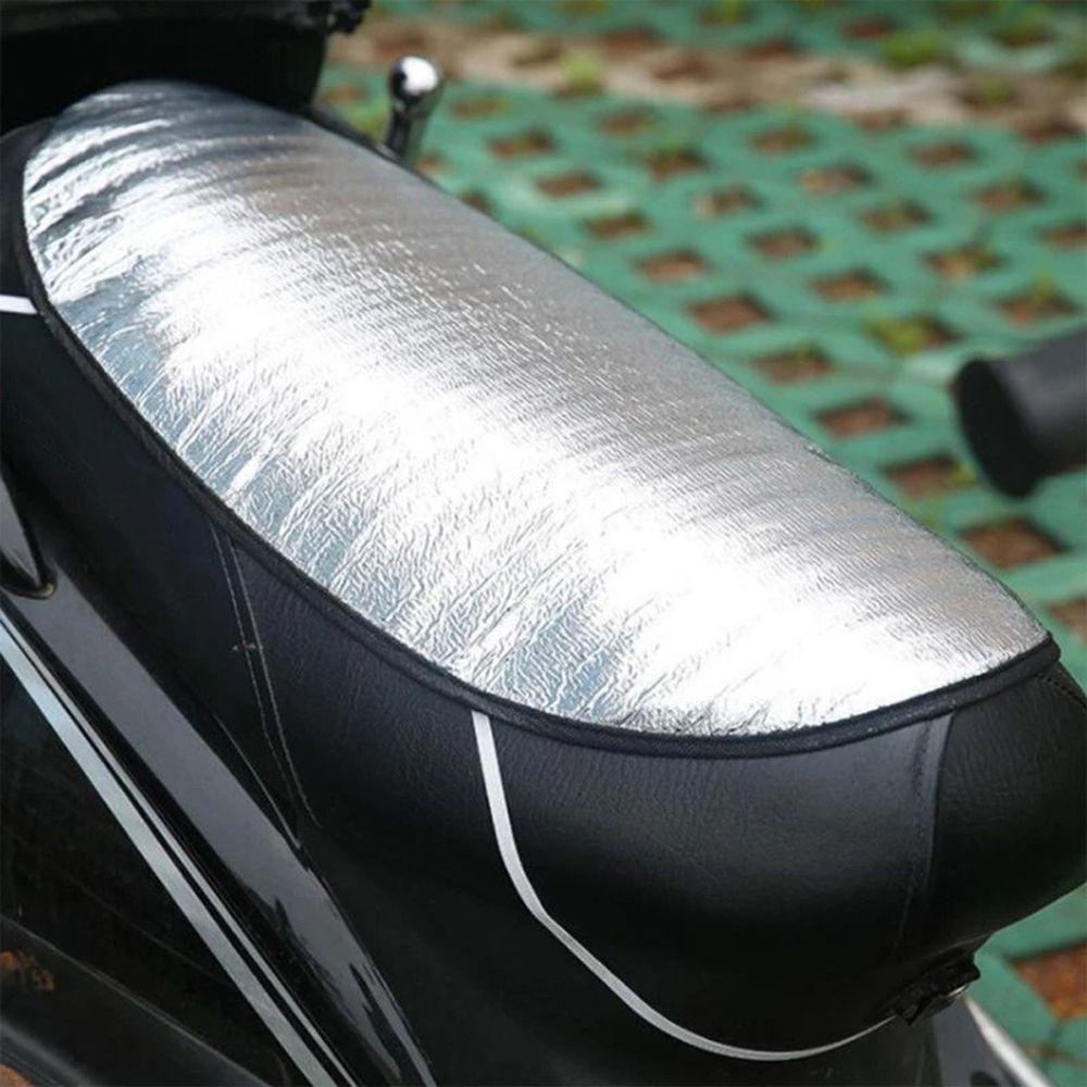 ELEGANT Vỏ Bọc Yên Xe Máy / Xe Đạp Điện Bằng Màng Nhôm Màu Bạc Chống Nắng Tiện Dụng