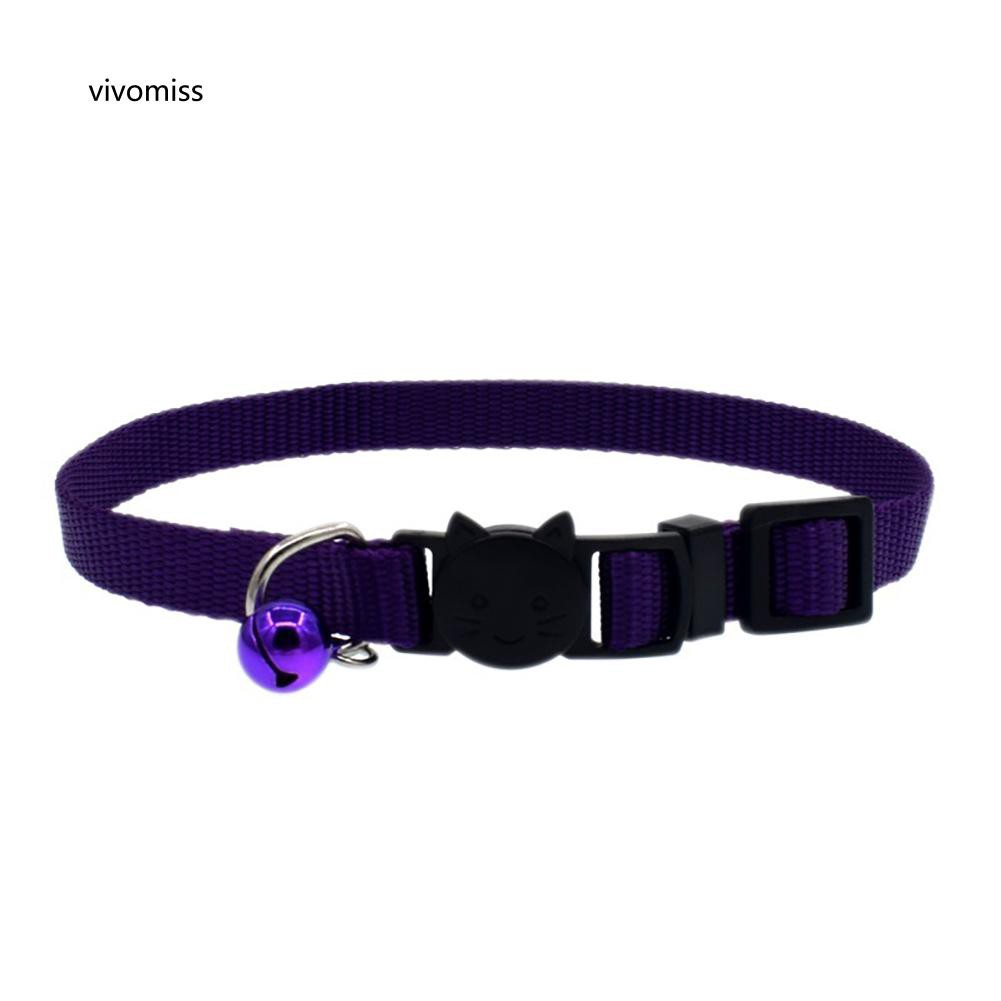 Vòng cổ nylon gắn chuông nhỏ thời trang cho thú cưng