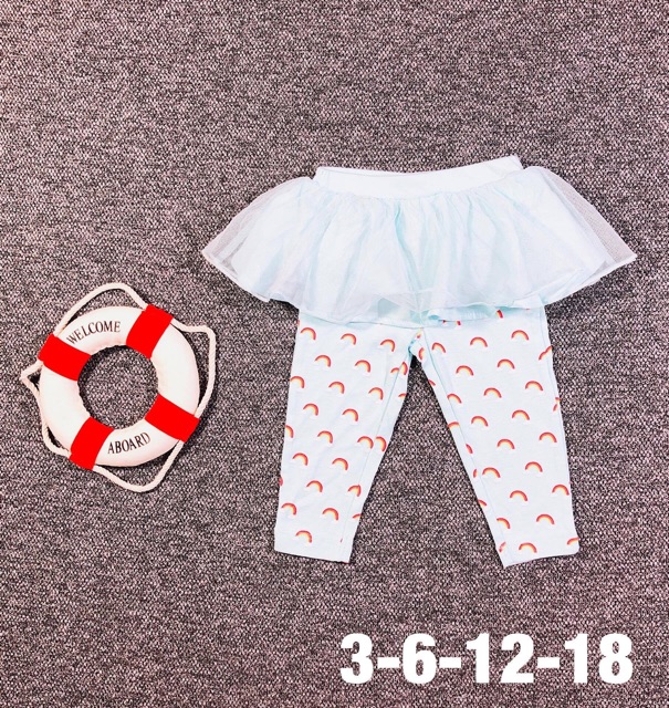 Quần váy hàng xuất dư chất liệu cotton cho bé gái cực xinh yêu từ 3-24m