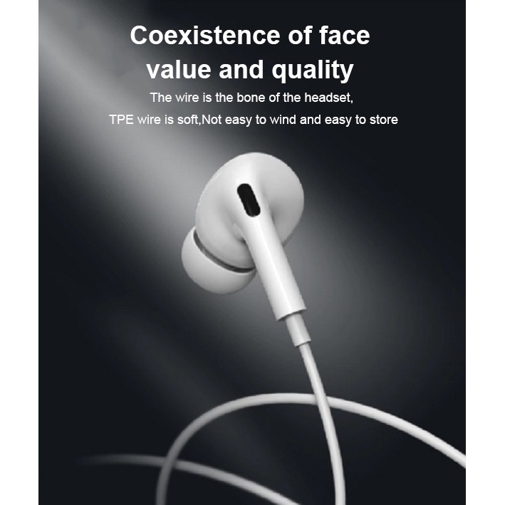 Tai nghe có dây thích hợp cho IP5 6 7 8 Plus IPX Xs Max 11