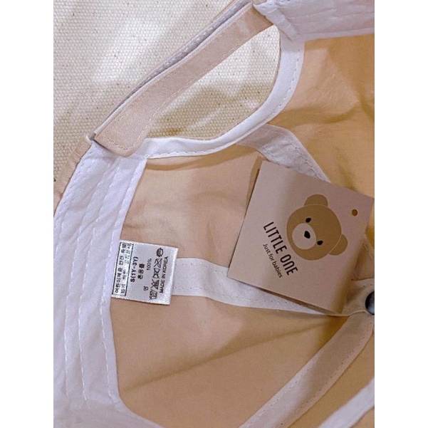 Mũ lưỡi trai thêu tên em bé. made in korea