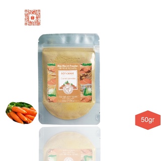 Bột Cà Rốt đắp mặt 50gr Bee March