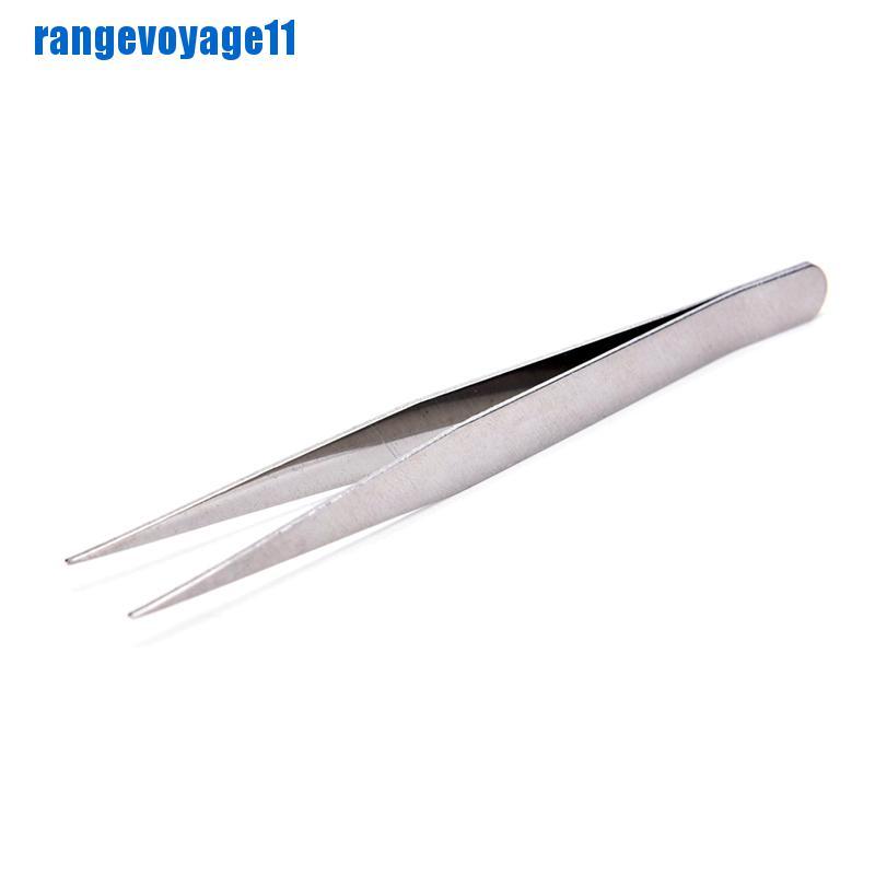 Bộ 2 Dụng Cụ Kéo Lông Mày Thẳng Và Cong Bằng Thép Không Gỉ