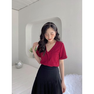 Áo sơ mi nữ thiết kế ( ảnh thật 100%)