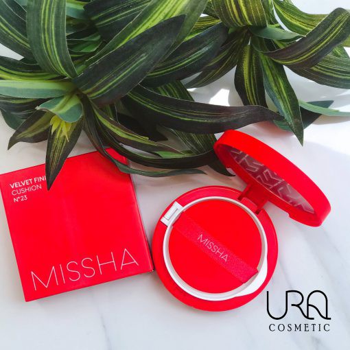 [Mã URACMISA giảm 15k hàng Missha hđ &gt;260k ] Phấn nước Missha bản đỏ Velvet Finish