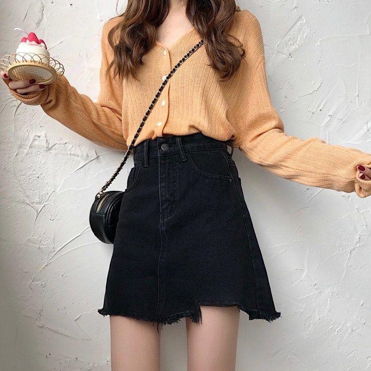 Chân Váy Chữ A Lưng Cao Thời Trang Mùa Hè