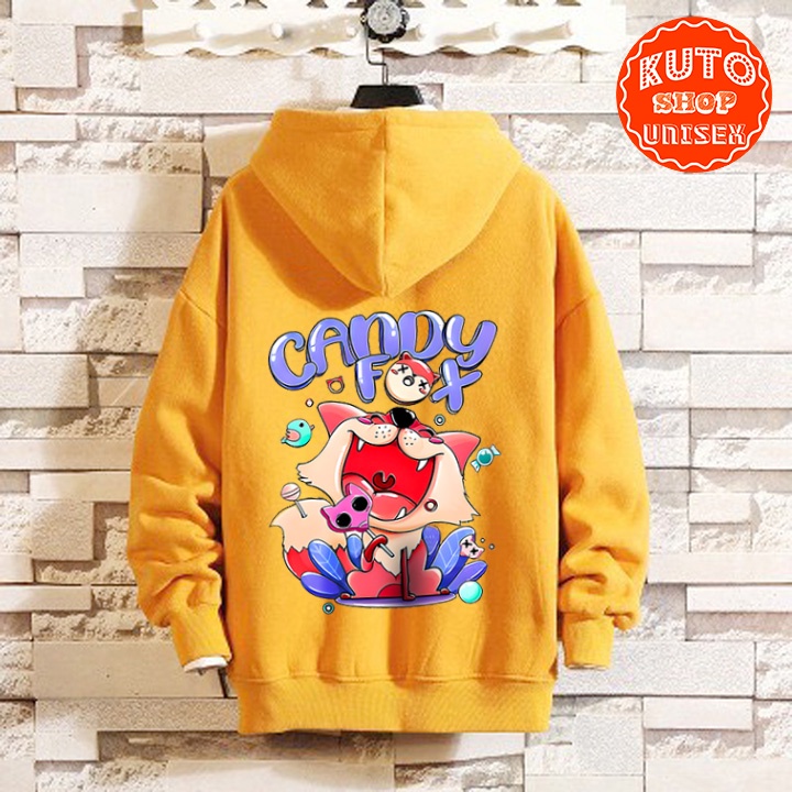 ÁO HOODIE FOX CANDY - In Pet Siêu Bền Siêu Đẹp - Full Size Full Màu