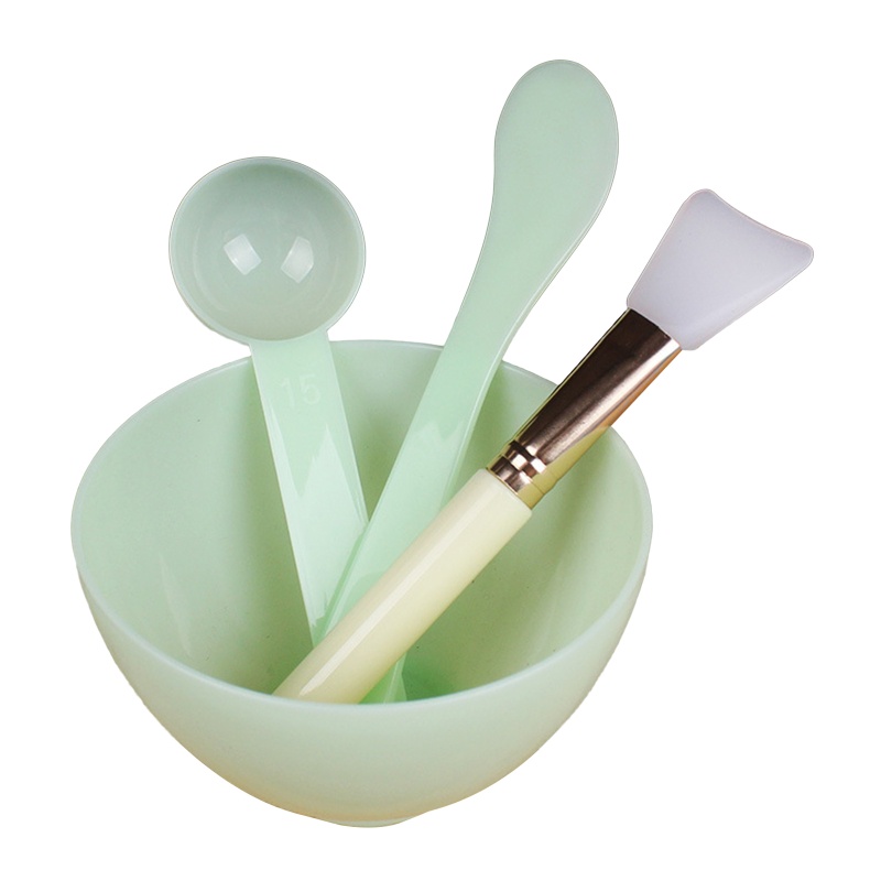 Bộ 4 Dụng Cụ Trộn Mặt Nạ DIY Gồm Bát + Muỗng + Bát