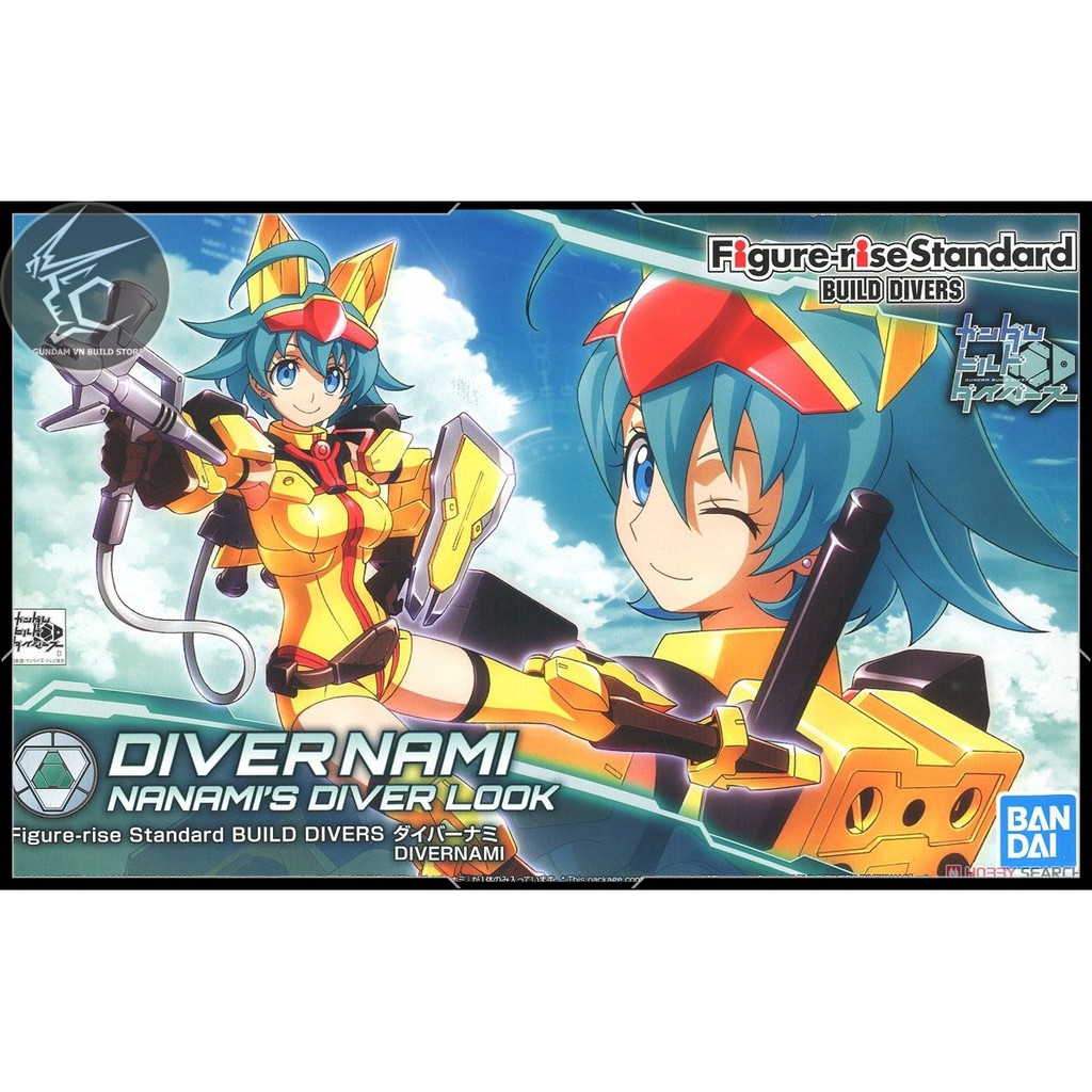 MÔ HÌNH LẮP RÁP HG 1/144 DIVER NAMI BANDAI GUNDAM BUILD DIVER HGBD