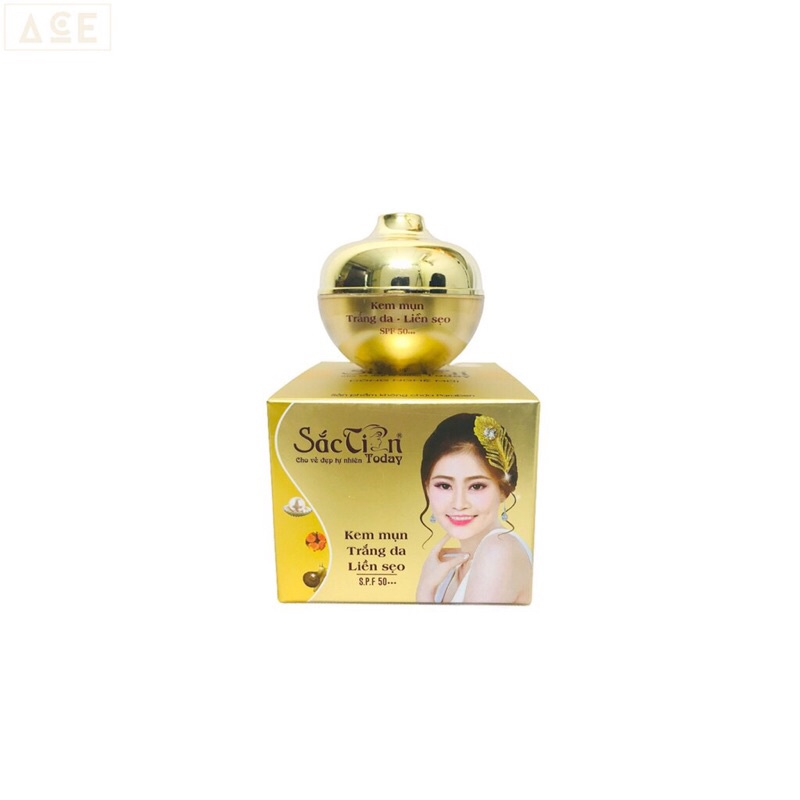 Kem Mụn Trắng Da Liền Sẹo Sắc Tiên 15g