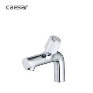 Vòi lạnh lavabo caesar b075c tay nhựa vặn