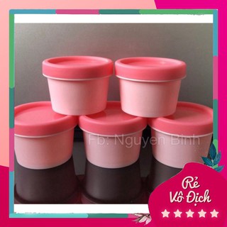 Hũ nhựa chiết mỹ phẩm (hũ ly, 100g)