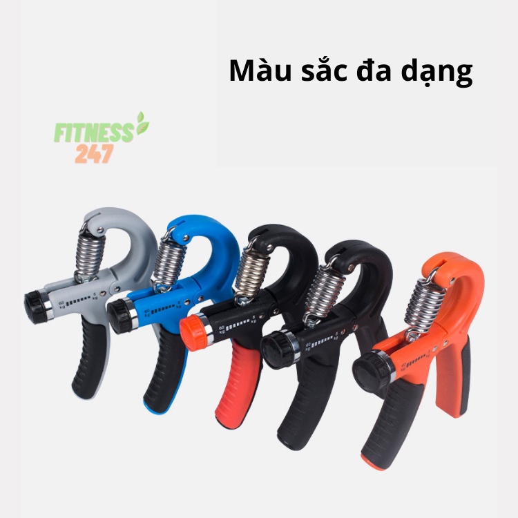 Kìm Bóp Tập Cơ Tay Có Lò Xo Điều Chỉnh Lực 5-60Kg Tăng Sức Mạnh Cơ Bàn Tay Và Ngón Tay