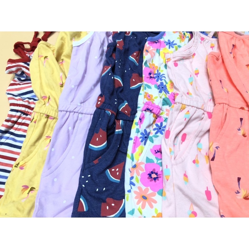 Jumsuit bé gái dư xịn cotton thoáng mát size 12 tháng đến 16 tuổi