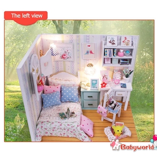 Bộ Lắp Ráp Nhà Búp Bê Bằng Gỗ Diy