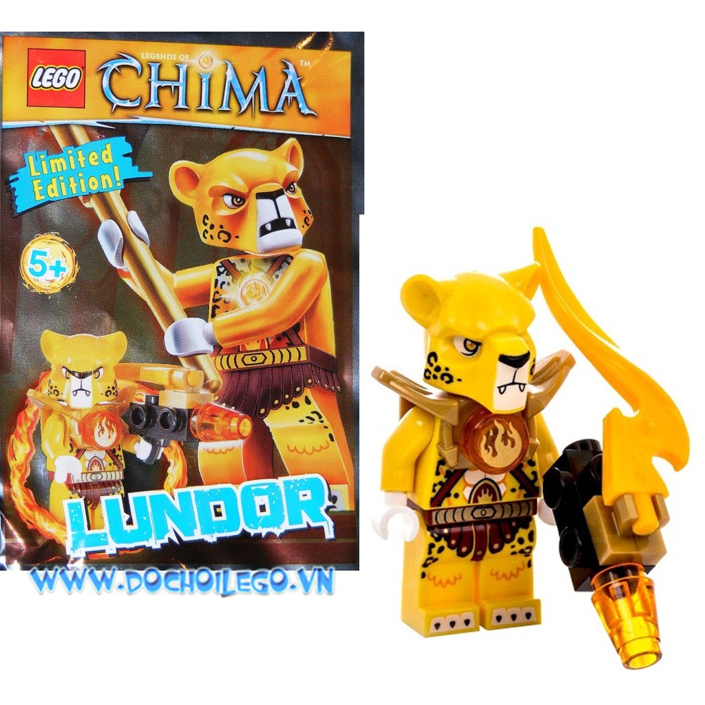 Lundor Đồ chơi lắp ráp Iego Chima foil pack LOC391503  - Nhân vật Lundor