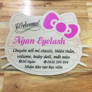 Combo Bảng hiệu mica
