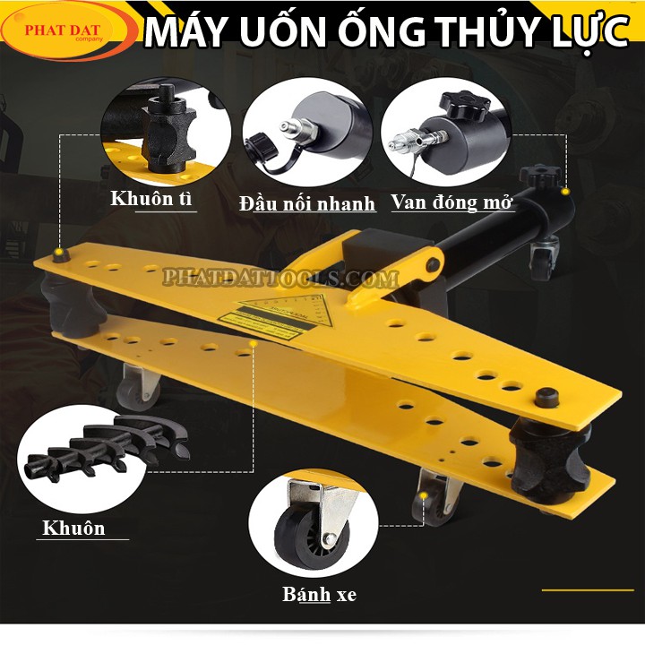 Máy uốn ống thủy lực SWG3 chuyên uốn các loại ống sắt, thép, inox