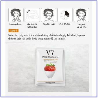 Mặt Nạ Giấy, Mặt Nạ V7 Dưỡng Da, Cấp Ẩm Toning Youth Mask nội địa Trung Bioaqua | BigBuy360 - bigbuy360.vn