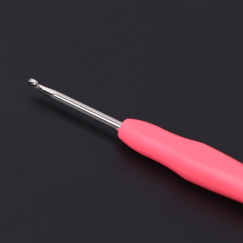 Cây kim đan len bằng kim loại 0.5-2.75mm cầm tay tiện dụng