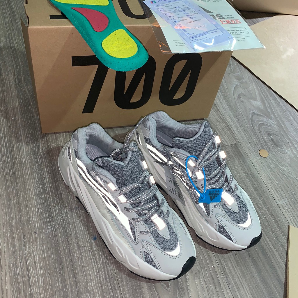 Giày sneaker phản quang Ye.z.zy 700 Static 99% full box - Giày thể thao cực chất đủ size